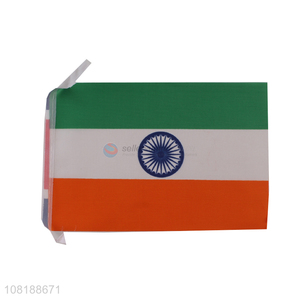 China supplier small country flag mini India national flag for decoration