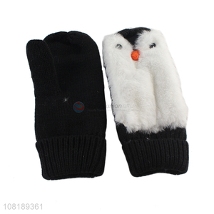 Hot selling soft warm comfortable polyester winter gloves