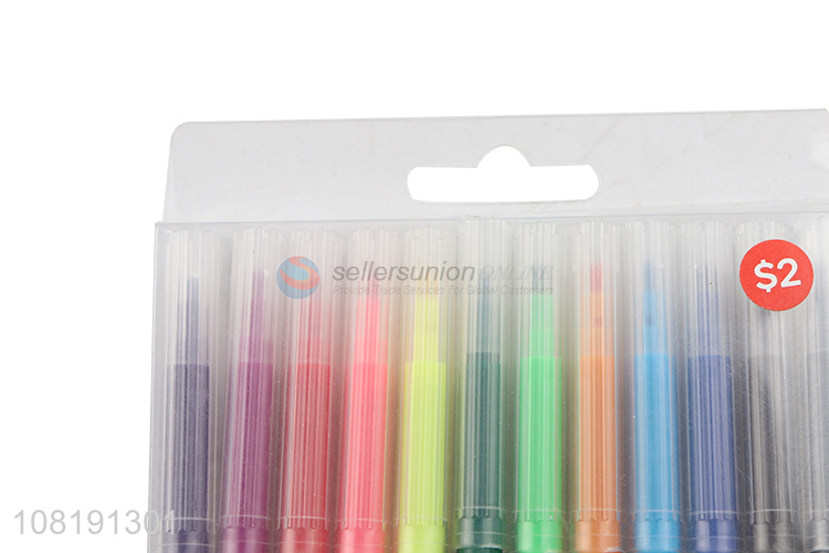 Hot selling non-toxic 12 pieces water color pens for kids drawing
