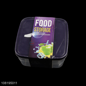 Good quality 3pcs fresh-keeping box <em>plastic</em> storage <em>containers</em> for kitchen