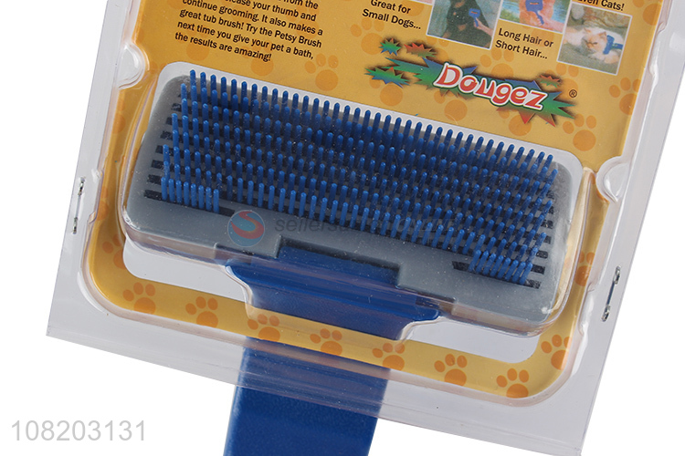 Most popular pets dogs blue cleaning grooming brush for sale