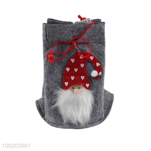<em>Wholesale</em> Christmas decoration Christmas drawstring bag holiday <em>gift</em> bag