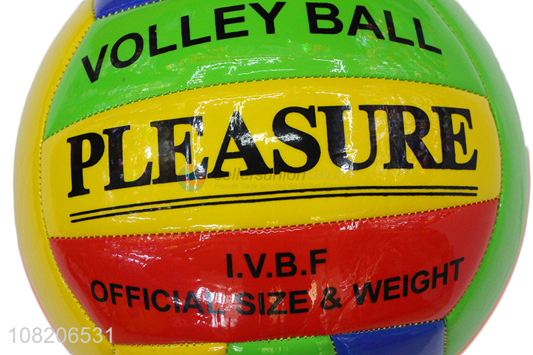 Fashion Colorful PVC Volleyball Official Size 5 Volleyball