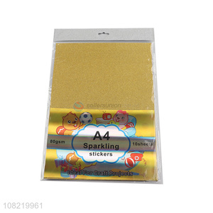 Latest design golden creative waterproof packaging paper