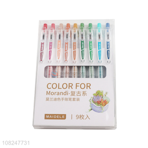 Online wholesale color gel pen hand account pen set