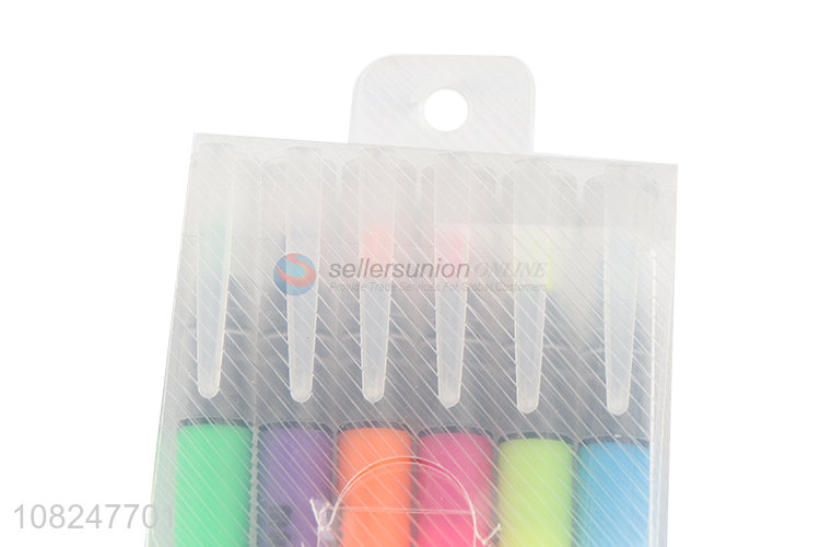 Hot selling multicolor highlighter student marker pens