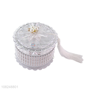 Hot selling round shape delicate jewelry box gifts wrapping box