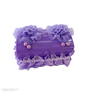 Hot items purple plastic <em>women</em> <em>jewelry</em> storage box for sale
