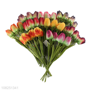 Wholesale Fashion Decorative Tulip Bouquet Artificial Flower