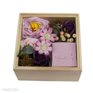 New arrival flower scented candle party gift box set