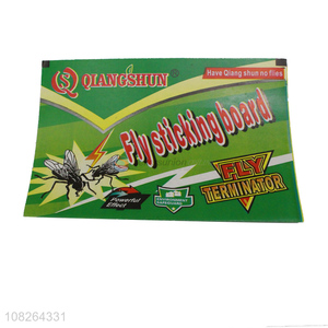 Bottom price fly <em>glue</em> trap sticky fly board for indoor outdoor