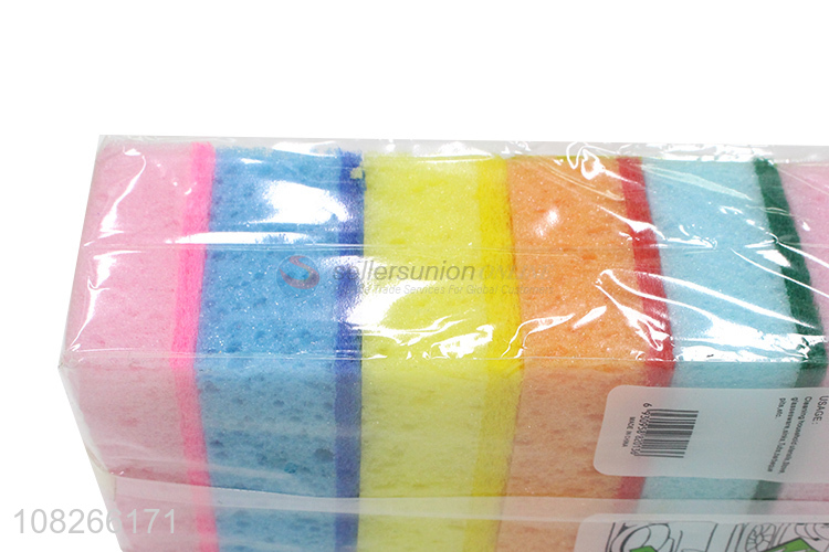 New Arrival Colorful Scouring Pad Dish Cleaning Sponge