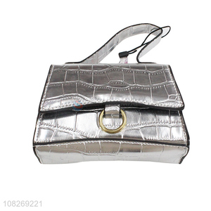 Hot selling trendy crocodile leather handbag shoulder bag women bags