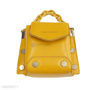Best selling mini pu leather rivet handbag fashion chain shoulder bag
