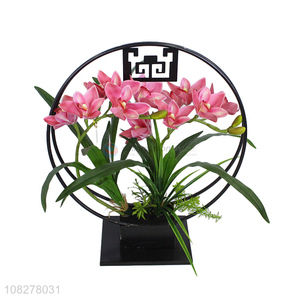 Good wholesale price artificial flower living room decorative bonsai