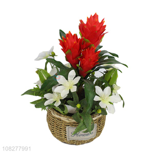 Good price creative cloth artificial flower desktop decoration