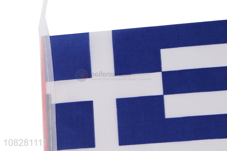 Factory price Greek national flag car flag World Cup hand flag