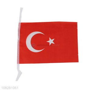 Hot selling turkish national <em>flag</em> sport activity <em>flag</em> car <em>flag</em>