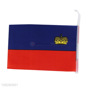 Wholesale price Liechtenstein national <em>flag</em> handheld small falg