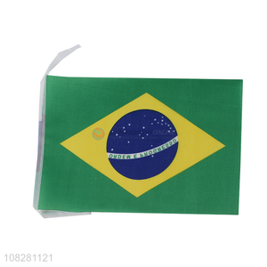 Yiwu market Brazil national <em>flag</em> football match hand waving <em>flag</em>