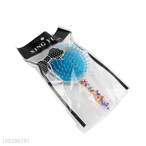 China factory plastic long hair comb massage hair brush for sale