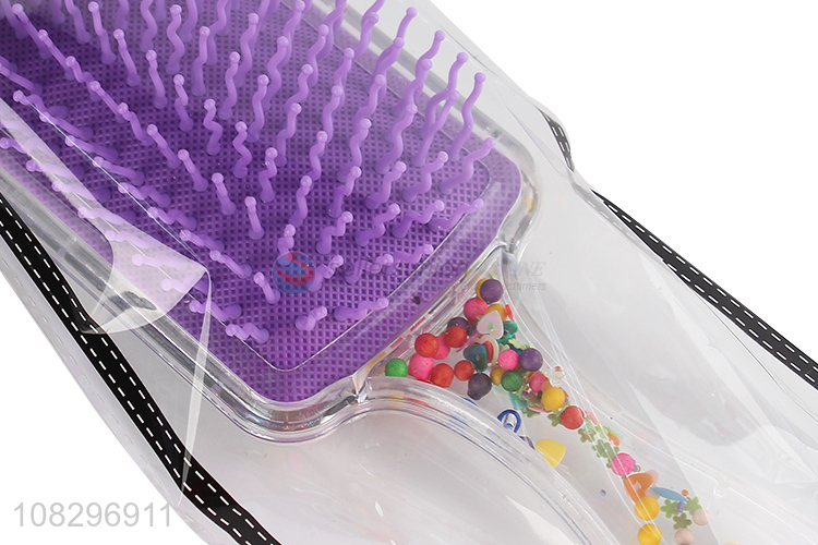 Yiwu factory plastic massage hair comb hair brush for household