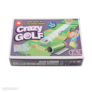 Good selling table game family game mini golf toys wholesale