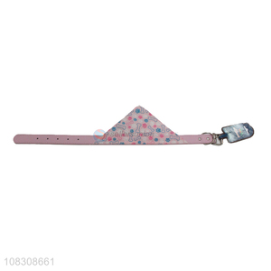 New arrival durable pet dog collar with printed bandanas