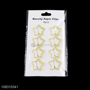Wholesale price pentagram file clips mini paper clips