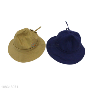 High quality retractable bucket hat outdoor sun hat for summer