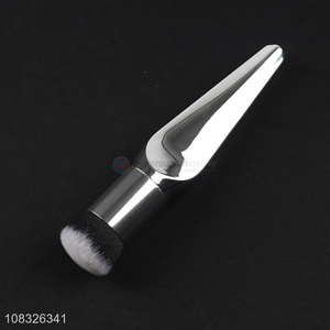 Hot selling silver super soft nylon powder brush