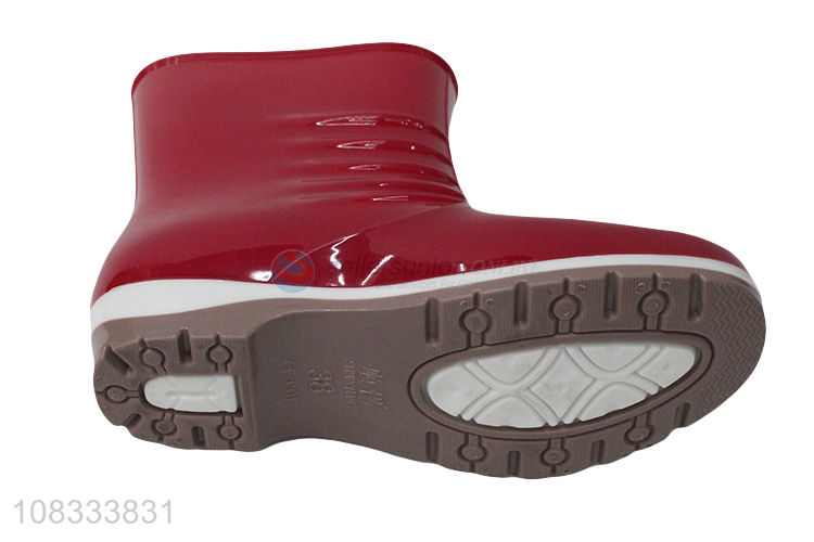 Recent design waterproof rain boots garden rain shoes for women