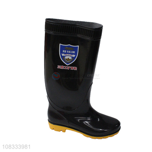 Wholesale durable waterproof high-top industrial rain boots for men