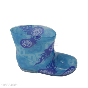 Factory price waterproof non-slip rain boots for kids girls boys
