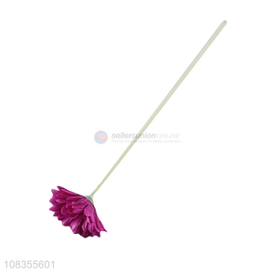 High quality long stem chrysanthemum fake flower for decoration