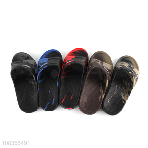 New design multicolor men summer indoor outdoor slippers