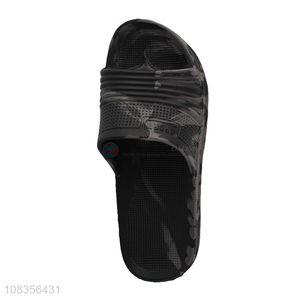 Most popular black summer indoor non-slip men slippers for sale