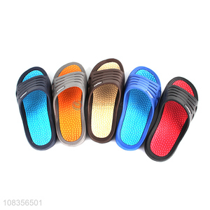 Factory direct sale multicolor indoor household bathroom slippers for men