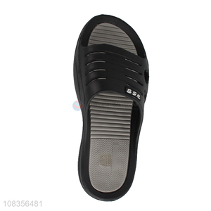 Factory supply black men cool summer slippers with top quality