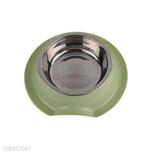 Hot product stainless steel pet dog bowl plastic dog food bowls