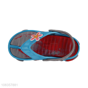 Yiwu wholesale creative printed sandals children flip flops