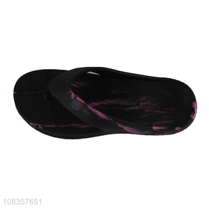 Good wholesale price men casual flip flops EV slippers