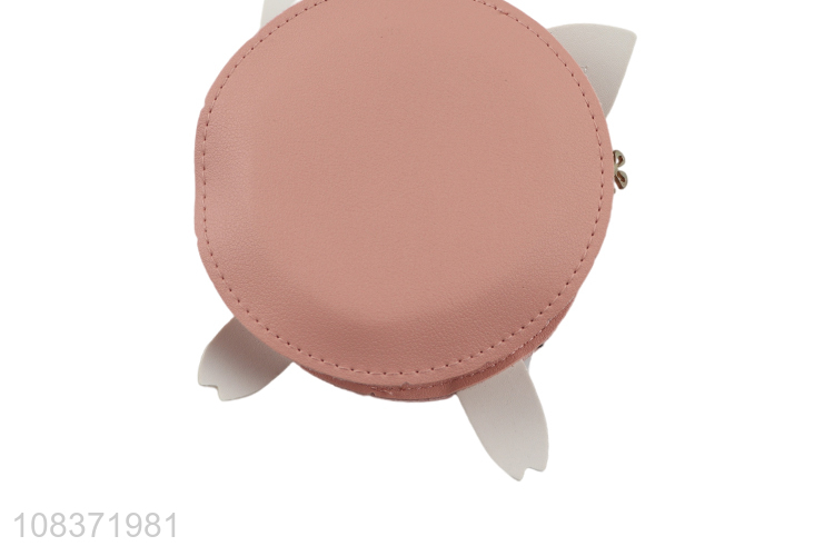Yiwu wholesale cute pig shoulder bag PU bag for girls