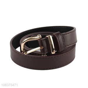 China imports fashion pu leather belt casual jeans belt for women