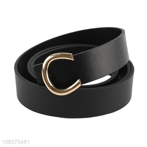High quality women's faux leather waist belt everyday casual belt