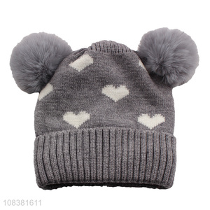 Best Selling Kids Knitted Beanie Fashion Winter Hat