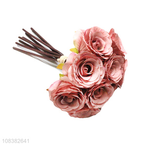 Factory price wedding supplies artificial bridal bouquet flower
