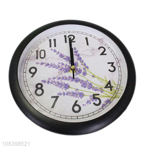 China yiwu market plastic silent wall clock digital wall clock