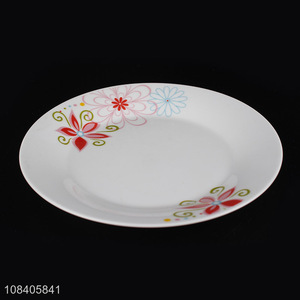 Best price flower printed 6inch ceramic tableware plate