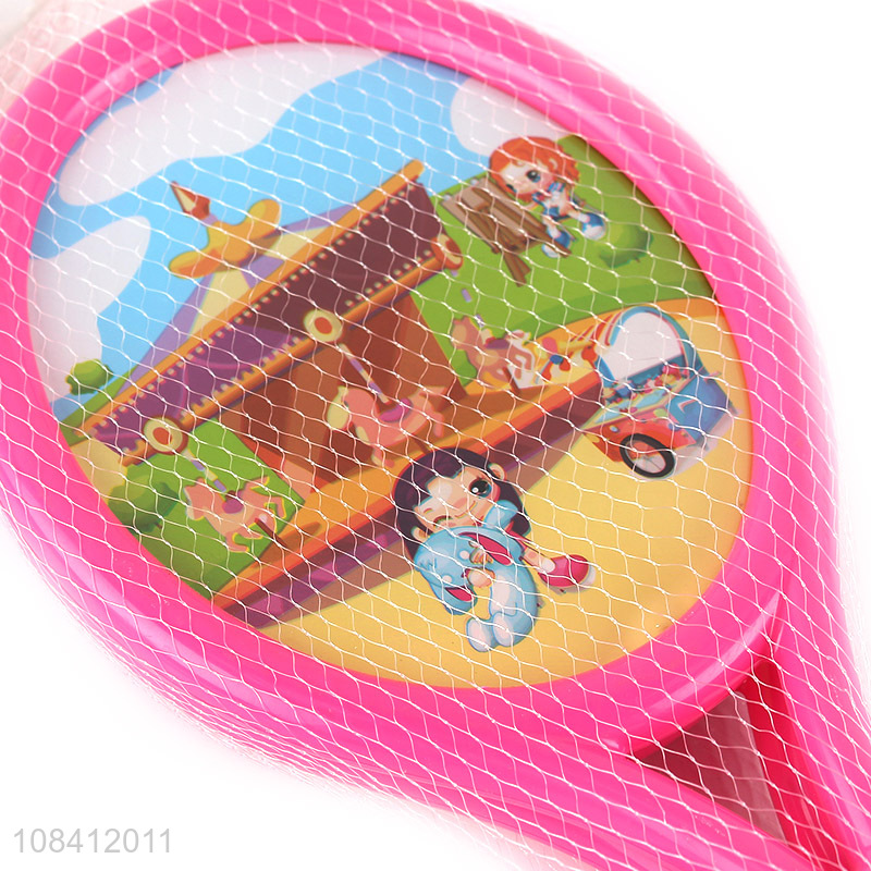 Latest products plastic children outdoor racket toys for sale